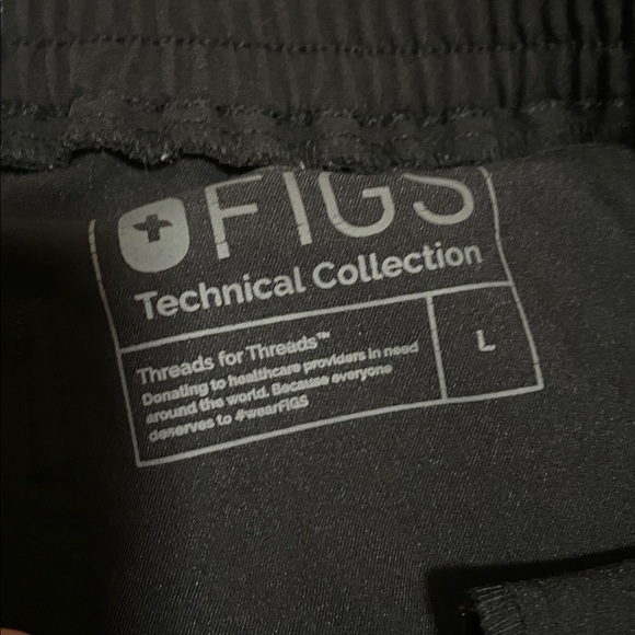 Figs Black Yola Scrub Pants - Picture 4 of 7
